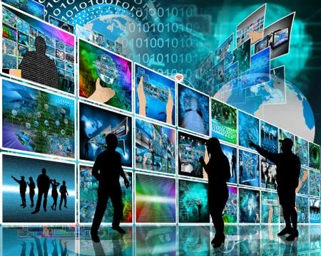 Internet wall イラスト素材