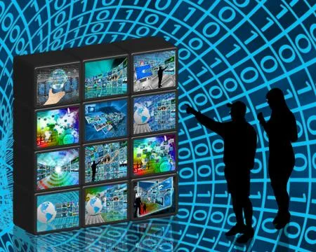 Internet wall イラスト素材