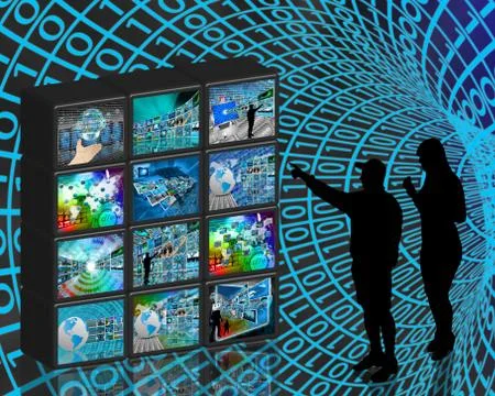 Internet wall イラスト素材