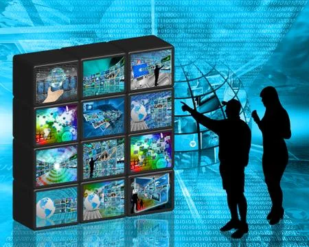 Internet wall イラスト素材