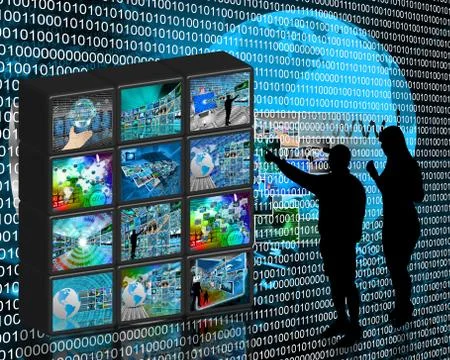 Internet wall イラスト素材