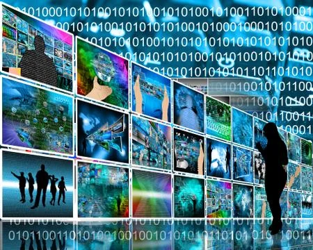 Internet wall イラスト素材