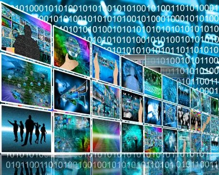 Internet wall イラスト素材