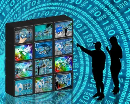 Internet wall イラスト素材