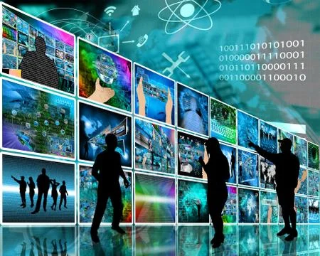 Internet wall イラスト素材