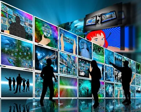 Internet wall イラスト素材