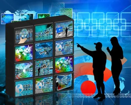 Internet wall イラスト素材