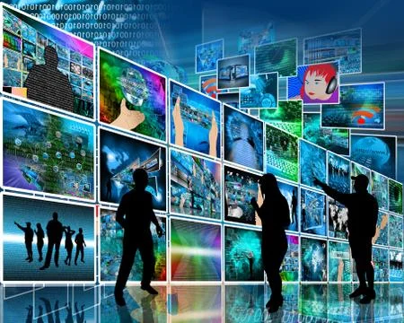 Internet wall イラスト素材