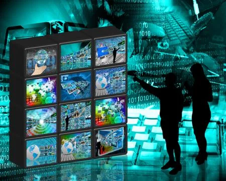 Internet wall イラスト素材