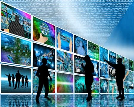 Internet wall イラスト素材