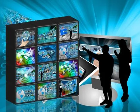 Internet wall イラスト素材