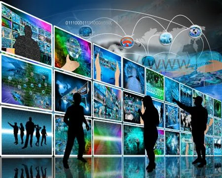 Internet wall イラスト素材