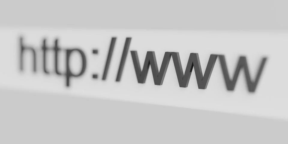 Internet web address http www Stock-Illustration