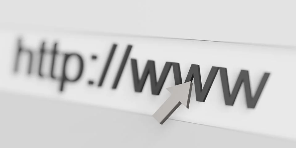 Internet web address http www Stock-Illustration