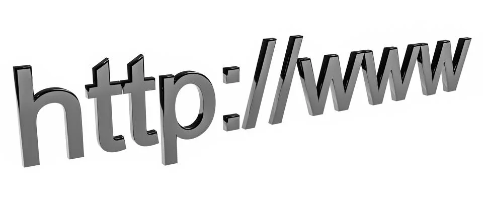 Internet web address http www in search bar of browser Stock-Illustration