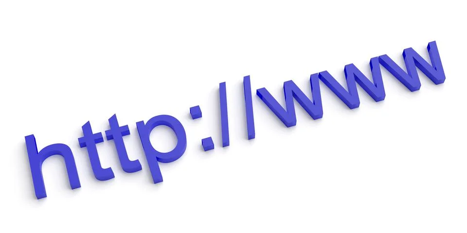Internet web address url http www Stock-Illustration