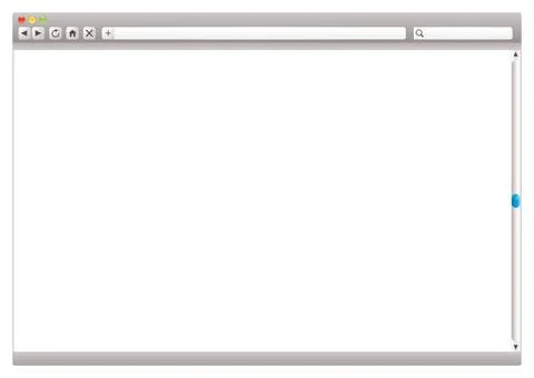 Internet web browser slider Blank internet browser with navigation arrows ... Stock Photos