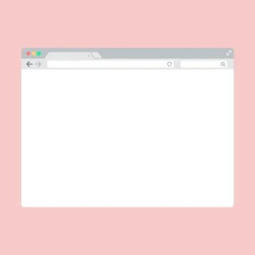 Internet Web Browser window Stock Illustration