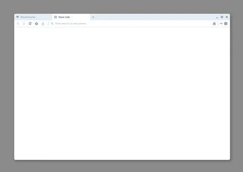 Internet web browser window interface mockup 스톡 일러스트