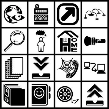 Internet web icon series set イラスト素材