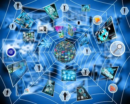 Internet web Ilustración de archivo