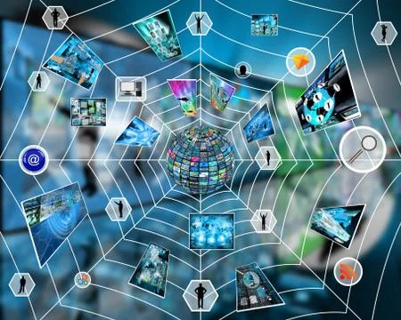 Internet web Ilustración de archivo