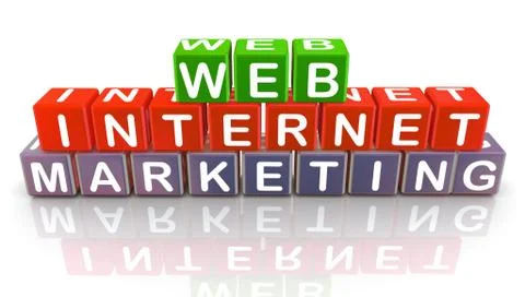 Internet web marketing Stock Illustration