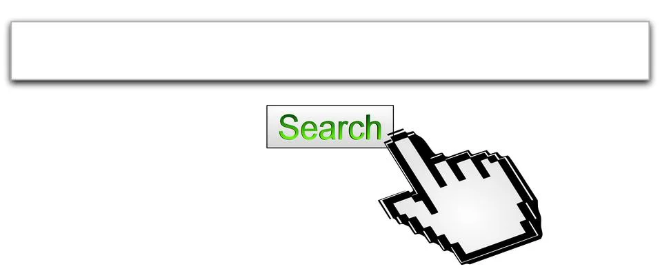 Internet web search engine Stock-Illustration