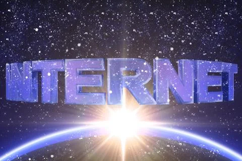 Internet word Illustration