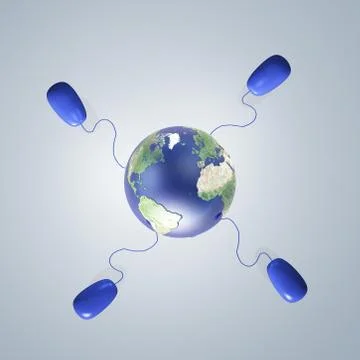 Internet world Stock Illustration