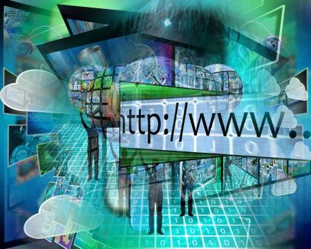 Internet world イラスト素材