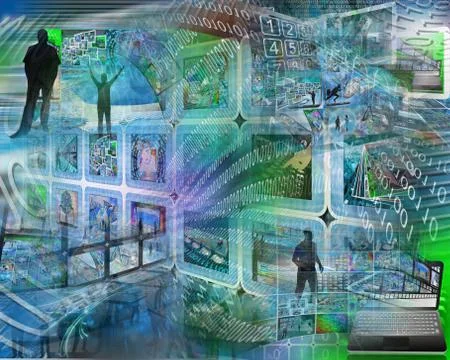 Internet world 스톡 일러스트