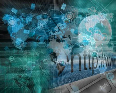 Internet world Stock Illustration