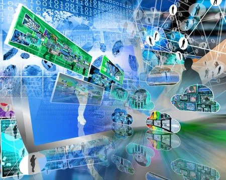 Internet world Stock Illustration