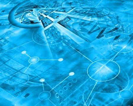 Internet world Illustrazione stock