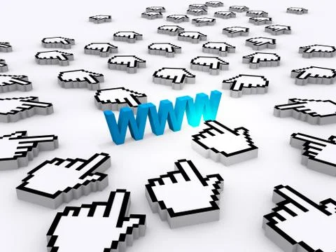 Internet world wide web Stock Illustration