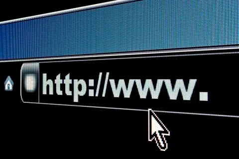 Internet www concept Foto stock