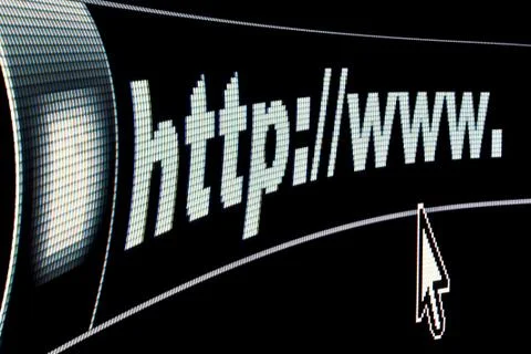 Internet www concept Foto stock