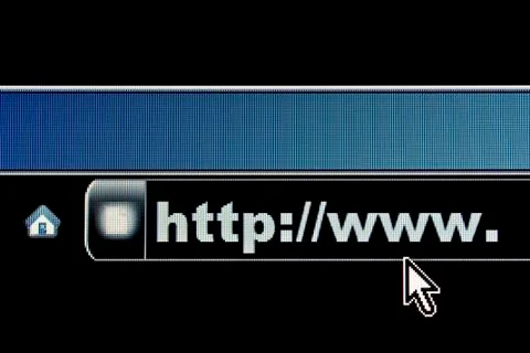 Internet www concept Stockfoto's
