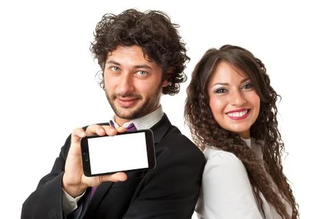 Internet on your mobilephone Stock Photos