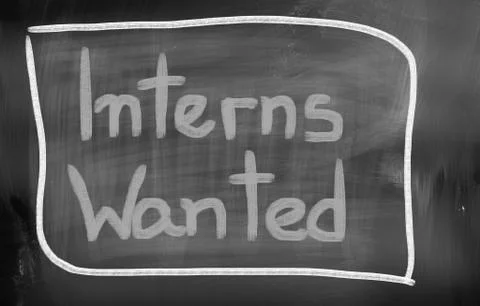 Interns Wanted Concept Stock Illustration