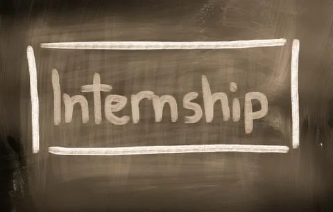Internship concept Stock Illustration