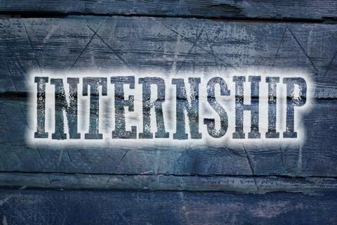 Internship concept Stock Illustration