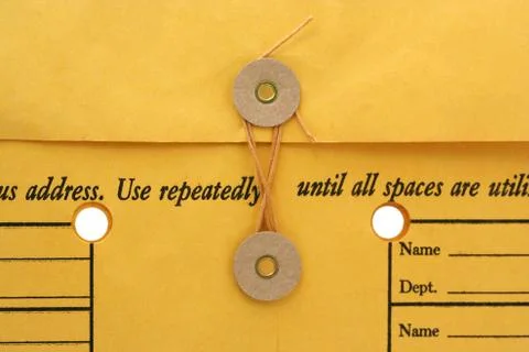 Interoffice envelope background Foto stock