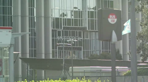 Interpol Headquarter Office Stock Footage 43914292