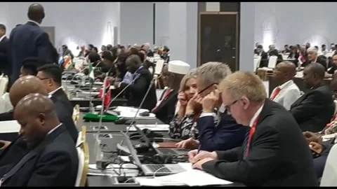 Interpol's 90th General Assembly opens in New Delhi, New Delhi, IN - 18 Oct 2022 Stock Footage 219413168