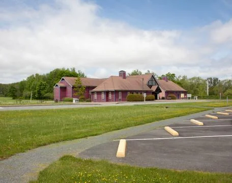 Interpretation Centre at Grand Pre Stock Photos