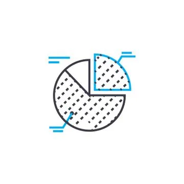 Interpretation of elements vector thin line stroke icon. Interpretation of Illustrazione stock