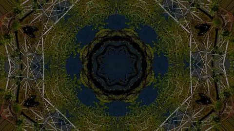 Interpretation or visual explanation pattern Illustrazione stock
