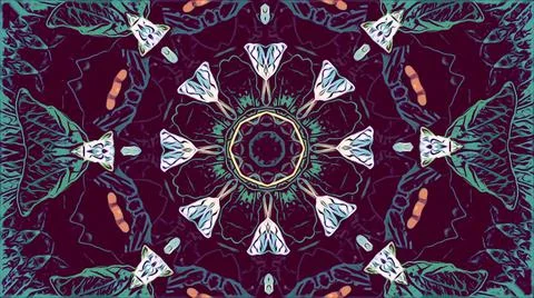 Interpretation or visual explanation pattern Illustrazione stock